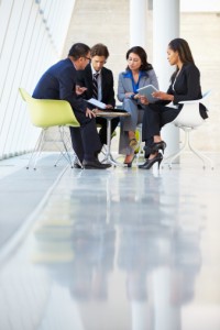 Businesspeople Having Meeting